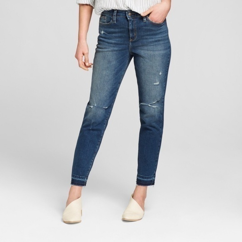 Universal Thread High Rise Straight Dark Jean 2